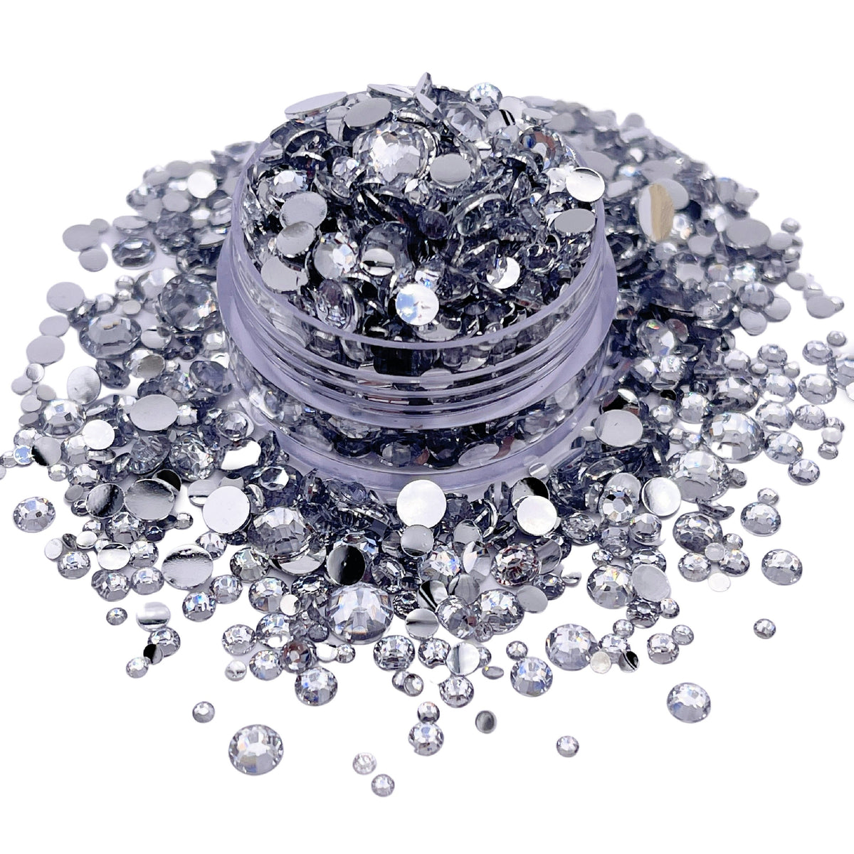 Clear Mixed Sizes Resin Rhinestones 1500 Pieces – Craftyrific
