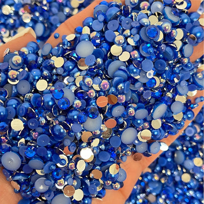 Sapphire Blue Pearl Mix