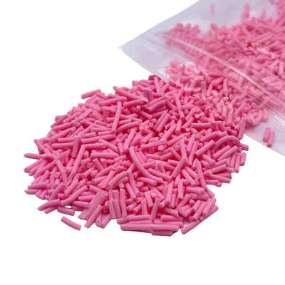 Bubblegum Pink Polymer Clay Sprinkles