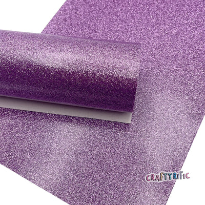 Lilac Glitter Vinyl With Canvas Back For Embroidery