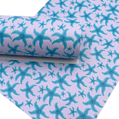 Starfish Custom Print Faux Leather Sheet