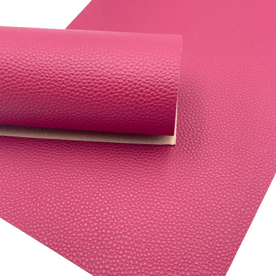 Cranberry Pebbled Faux Leather Sheet