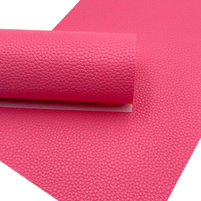 Barbie Pink Pebbled Faux Leather Sheet