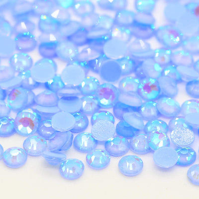 Light Sapphire Luminous Glass Rhinestones